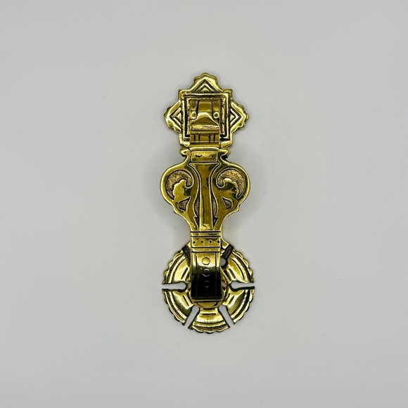Heavy Brass Victorian Doorknocker - Frederick & Sons #405 - Picture 13 of 13